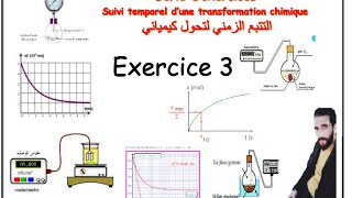 Suivi temporel dune transformation chimique vitesse de réaction 2Bac [upl. by Eleanora814]