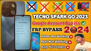 Tecno BF7 Frp Bypass Android 12  Tecno Spark Go 2023 FRP Bypass  New Trick 2024 [upl. by Kinemod]