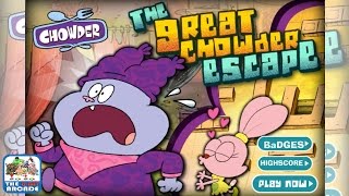 Chowder The Great Chowder Escape  Chowder Is Not A Hugger Cartoon Network Games [upl. by Ylnevaeh943]