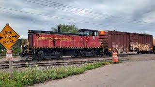 railfanning at the Cloquet Terminal yard 8722 [upl. by Avrit]