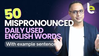 50 Commonly Mispronounced Daily Use English Words English Pronunciation Practice  Aakash [upl. by Oz]