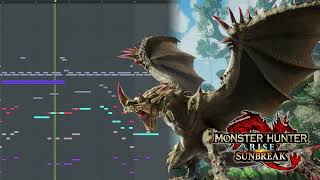 Monster Hunter Rise Sunbreak Espinas Battle Theme  エスピナス BGM Cover [upl. by Loni]