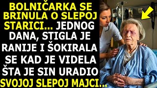 DOKTORICA SE BRINULA O SLEPOJ STARICI ALI KAD JE JEDNOG DANA DOŠLA RANIJE I VIDELA ŠTA JOJ SIN RADI [upl. by Amrita]