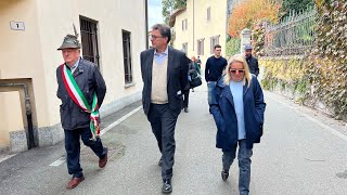 Il ministro dell’Economia Giorgetti a Cazzago Brabbia [upl. by Navarro]