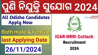 Odisha Agriculture Office Recruitment 2024  Odisha Job Notification [upl. by Crosse]