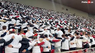 Atmosféra při derby Slavia vs Sparta v Edenu Tribuna sever [upl. by Ahsaf966]