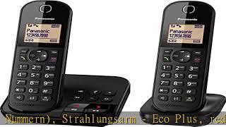 Panasonic KXTGC 422 GB schnurloses Telefon mit Anrufbeantworter und ZusatzSet [upl. by Esilenna]