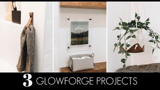 GLOWFORGE PRO PROJECTS  Easy Home Decor You Can Sell [upl. by Nnylatsyrk30]