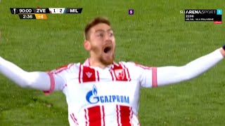 CRVENA ZVEZDA – MILAN 22 Milan Pavkov još jednom evropskom prvaku trese mrežu [upl. by Shaikh878]