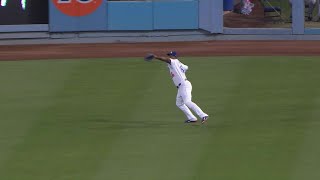 Puig throws out Renfroe at home in the 3rd [upl. by Hnahym712]