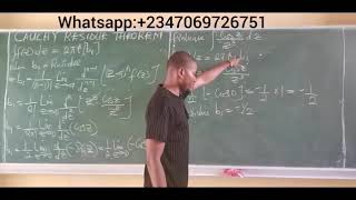 Cauchys Residue TheoremComplex integration Formular and Solved example 1 [upl. by Ahsinaj]