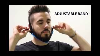 How to trim a beard neckline perfectly in 1 min  Aberlite FlexShaper Beard Neckline Guide 22 [upl. by Deloria]