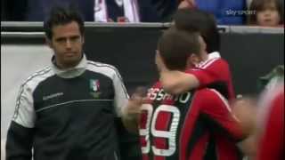 Pippo Inzaghi  Ultimo gol HD [upl. by Akenna]