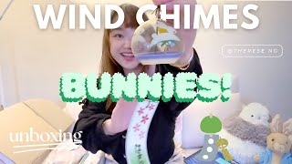 FUN UNBOXING 5 different kinds of wind chimes🎐 [upl. by Nomis]