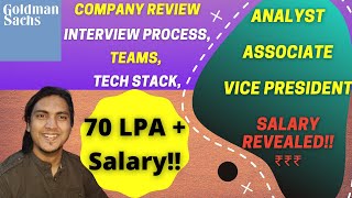 Goldman Sachs India Engineer Salary Revealed 🤑 Interview Process 🔥 Company Review 🤐 Motivation [upl. by Lunneta]