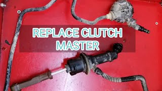 FULL GUIDE HOW TO REPLACE CLUTCH MASTER CYLINDER RENAULT DOKKER [upl. by Pickens466]