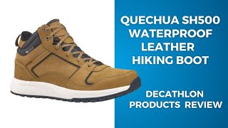 Quechua SH500 leather shoe review  Decathlon Products Review [upl. by Shifra]