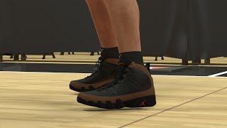 NBA 2K25 Next Gen Shoe Creator  Air Jordan 9 quotOlivequot [upl. by Bore419]