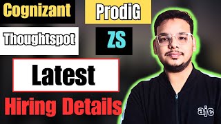 Cognizant  ZS Hiring Freshers  Latest OFF Campus Drives For 2024  2023  2022 Batch  Freshers [upl. by Deering597]