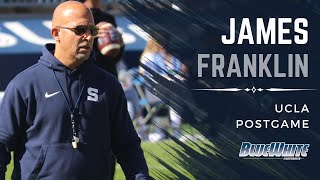 Penn State head coach James Franklin recaps 2711 win over UCLA [upl. by Sucram]