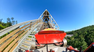 FULL POV Lightning Rod at Dollywood 2024 CHAIN LIFT VERSION [upl. by Jenda]