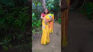 Bansi Bajai ke Re Sokhi Bansi Bajai keshortsshortvideo Bangla song💙💚 [upl. by Jonati]