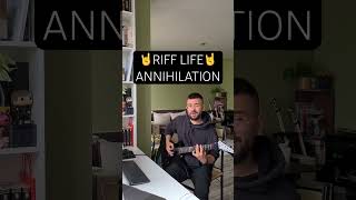 🤘Riff Lifeameliorateband🤘ameliorateband guitar bass shorts reels metal heavymetal [upl. by Noiztneb]