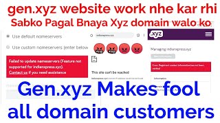 Bad New For Genxyz domain not working he cheated for all customers [upl. by Artamas]