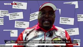 SAMWU believes that the Municipal Systems Amendment Act of 2022 is flawed Nelson Mokgotho [upl. by Kared]