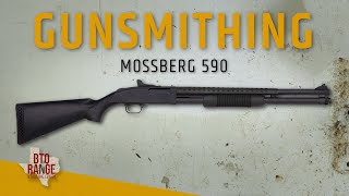 Mossberg 590A1 Retro Shotgun Disassembly The Gunsmith’s Bench [upl. by Benedix]