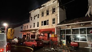 Fire in Schuylkill County damages multiple buildings [upl. by Chinua]