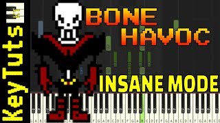 Learn to Play Bonehavoc Underfell Bonetrousle from Underfell  Insane Mode [upl. by Skolnik]