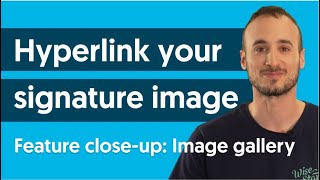 Add hyperlink image in email signature that looks amazing [upl. by Perloff231]