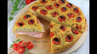 Focaccia barese alta e soffice [upl. by Elraet]