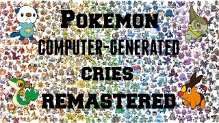 Pokemon  Generation 5 Remastered Cries [upl. by Bresee]