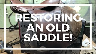 How to restore an old saddle [upl. by Morten]