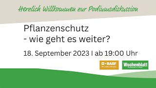 Pflanzenschutz  wie geht es weiter Stand und Ausblick der Pflanzenschutzpläne der EUKommission [upl. by Roter]