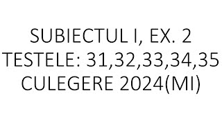 Exerciții de sinteză pentru bacS I ex 2 31323334clasa 9 35clasa 10 [upl. by Chapman153]