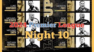 2024 Premier League Night 10 Littler v Aspinall [upl. by Eelahc]