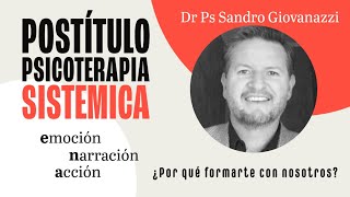 Sandro Giovanazzi Director del Postítulo Psicoterapia Sistémica [upl. by Geesey]