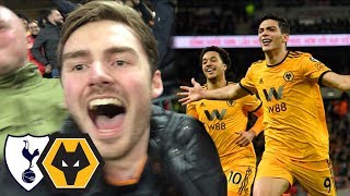 WOLVES WIN AT WEMBLEY Tottenham Vs Wolves Matchday Vlog [upl. by Sirotek]