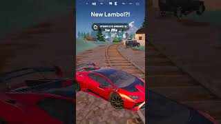 My New Lamborghini in Fortnite fortnitechapter5season2 fortnite lamborghini gaming [upl. by Mehalek]