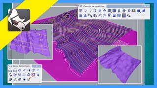 Trabaja con topografía bien hecha con Rhinoceros 3D [upl. by Malissa]