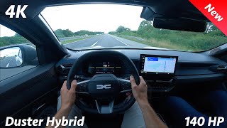 Dacia Duster Hybrid 2024 POV Test drive amp Quick Review 4K 16 140 HP [upl. by Ignatius209]