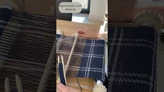 Rigid Heddle Loom Weavingweavingloom scarf handweaving handmade rigidheddleweaving hobby [upl. by Edmund]