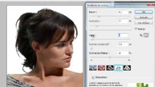 Photoshop CS3  Améliorer le contour [upl. by Hubing]