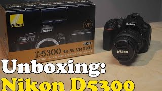 Unboxing Nikon D5300 1855mm VR II Lens Kit [upl. by Rhona624]