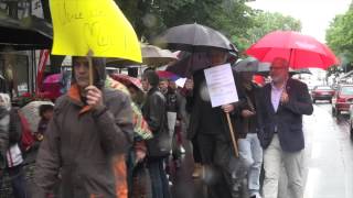 Demonstration in Friedberg für humanes Handeln der Wetterauer Ausländerbehörde [upl. by Linneman]