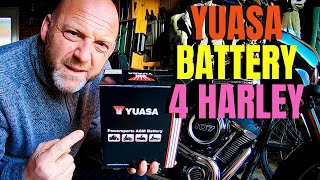 HD M8 Softail Battery Swap Alternative  Yuasa YTX20HLBS High Per Battery Install amp Review [upl. by Ruamaj]