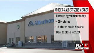 Kroger Albertsons merger would impact 15 Nevada stores [upl. by Aicirtak]